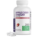 Bronson Apple Cider 3000 MG per Serving Ekstra Kekuatan - Non-GMO, 200 tablet Vegetarian