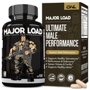 Mayor Load Testosteron Booster for Men - Testosteron Suplement with Horny Goat Weed, Maca Root, & Tribulus Terrestris - Tonkat Ali Men 's Energy, Stamina & Energy - Test Booster 60 Capsules