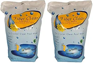 Fiber Clear 9 oz 2 Pack 4009DC Filter Selulosa Media D.E. Alternatif untuk Kolam Pools