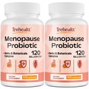 Suplemen Menopause bagi perempuan, 120 Milyar Probiotik CFU, 13- 1 Herbs & Botanicals Kompleks, untuk Hormone Menopause, Hot Flashes, Night Sweats, Mood Swings, Sturbances Tidur, Vegan, 120 Caps