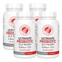Silver Fern Brand Ultimate Probiotic 4-Pack - Probilefor Women & Men - 8 Milyar CFU Spore- Forming Gut Health Suplement - DNA Verifikasi, Probiotic, Shelf- Stable, High Survivability - 240 Capsules
