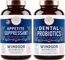 WINDSOR BOTANICALS Appetite Suppresan untuk Weight Loss dan Progres Dental untuk Bad Breath Bundle