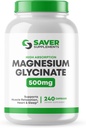 Magnesium Glycinate 500mg - Absorpsi Tinggi, Suplemen Magnesium yang diawetkan untuk Muscle, Sleep, Heart, dan Dukungan Nerve - Non-GMO & Gluten Free - 240 Capsules
