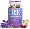 Melonain Gummies I 5mg Melonalin Dummy for Adults I Fall Asleep Suplemen Kesehatan 124; Magnesium L- Theanine 124; Vegan Gluten Non- GMO & Gelatin Free, Gula Free 124; Mix berry