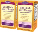 Nature 's Secret Milk Thistle Liver Cleanse - Supports Healthy Liver Fungsi & Detoksifikasi -18 Botecal Blarenic, Dandelion, Beet, & Artichoke - Natural Powerful Antioksidant (Paket 2)