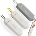 3 Packs Pill Organizer 3 Kompartemen Portable Pill Case Travel Moilect Pill Box untuk Tablet Vitamin Cod Liver Suplemen dan Obat-obatan