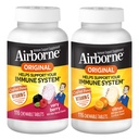 Airborne 100mg Vitamin C Chewable Tablets Citrus & Very Berry Flavor Bundle - Imune Dukungan Support dengan Zinc dan powerful Antioksidant Vitamin A C & E, (2x1116ct bottles) *