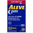 Aleve PM Sleep Aid Plus Pain Reliever Caplets, Naproxen Sodium & Diphenhydramine HCI, Nighttime, 120 Count