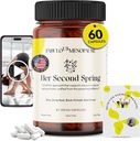 Fobulous Menopaus - Vegan Menopause Formula dengan Black Cohosh & B- Complex - Plant - Based Capsules dengan Program Resep & Pilates