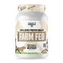 Axe & Sledge Farm Fed 100% Whey Protein Isolate 144; 25g Protein 124; Low Carb, Low Sugar, Gluten Free 124; Protein Powder untuk Pria dan Perempuan 124; Keto 124; Dibuat di Amerika Serikat 124; 28 Pelayan, Vanilla Millshake
