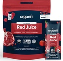 Juice Merah Organfi - Reduksi Bubuk Energi Sore Kecelakaan dan Pembuangan Boosts dan Sistem Immune, 15 Paket Go