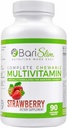 Barizy Complete Bariatric Multivitamin dengan 45 mg Iron - Bariatric Multivitamin untuk bedah Post Bariatrik termasuk Gastric Bypass dan Gastric Sleeve - Strawberry (90 Count)