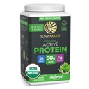 Sunwarrior Organic Plant Based Protein Powder 124; Vegan Organic Protein Powder with BCAA Acids Plus Recovery Mineverse & Botanicals 124; Non- GMO Soy Dairy & Gluten Free (Unflastened, 20 Services)