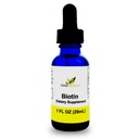 Liquid Biotin B7 - High- Absorpsi, Cold- Menekan D-Biotin USP, Vegan, Alcohol- Free, Sublingual Drops, Tidak ada Flavors Artificial, Blue Cobalt Glass Bottle untuk Potensi & Kemurnian - 1 oz