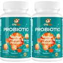 Progres for Women & Men - 300 Billion CFU, 24 Strains Probiotic + 15 Organic Herbs Pregnanic Blend, Overall Digetical Gut Health, Imune, Constipation & Bloating, Shelf Stable - 4 Months Suppply