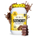 Isothooritas WHey Protein Isolat, Susu Chocolate, 2 lb - Ultra Absorbable Branin Acids (BCAA) Powder dengan 25g Protein Per Serving, Low Carb - Bangun Muscle & Akselerator Pemulihan