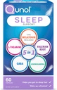 Quhol Sleep Dukung, 5 in 1 Non- Habit Forming Sleep Aid, Suplemen dengan waktu-merilis Melonalin 5mg, Ashwagandha, GABA, Valerian Root, L- Theanine, 60ct Capsules