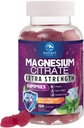 Suplemen Citrate Magnesium - Tinggi Absorpsi Magnesium Gummy untuk Orang Dewasa & Anak-anak, Magnesio Kota Suplemen untuk Bone, Muscle Health, Dukungan Jantung, Vegan, Gluten Bebas, Non-GMO - 120 Gummies