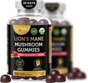 Mushroom ACasc Life Gummies for Adusts 126; 10 Mushroom Complex with Lions Mane Reishi Chaga & Cordyceps Mushroom 126; Brain, Imune & Energy Dukung 126; Raspberry Flavor