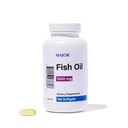MAJOR Omega- 3 Minyak Ikan - Tambahan Minyak Ikan 1000mg - 100 Softgels (1 - Pack)