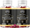 (2 Pack) Alpha Bite - asli Formula 7 dalam 1 Alpha Bite Gummies, AlphaBites for Men, Resmi Alpha Bite Advanced Premium Formula dan Energi, Alpha Bite Gummy Review, selama 2 Bulan