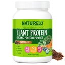 NATURELO Powder Plant, Chocolate, 22g Protein - Non- GMO, Vegan, Gluten, Dairy, atau Soy - Tidak ada Flavors Buatan, Warna Sintetik, Pengawet, atau Addlics - 20 Servis