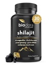 6-in- 1 Shilajit Supplemen 300mg, Mood dan Energi Dukungan Dukungan Dukungan dengan 60mg Murni Ashwagandha, Rhodiola Rosea Panax Ginseng untuk Dukungan Imune, Memori dan Fokus, 85 + Trace Minaughts, 60 Capsules