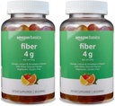 Basics (sebelumnya Solimo Fiber 4g Gummy - Digetical Health, Supports Regularity, Orange, Lemon & Strawberry, 90 Gummies (2 per Serving) (Pack of 2)