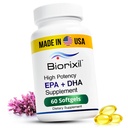 Vegan Omega 3 Supplement High Potency EPA DHA Omega 3 Suplemen dari Algae Oil Mudah untuk menelan Little Gel Kapsul.