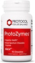 PROTOCOL UNTUK HIDUP BALICE Protozymes - Enzymes Digeptical for Nutrient Breakdown - Dukung Kesehatan Digetical - Aid Laktosa Breakdown - Vegan & Kosher - 90 Chewables