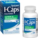 Systane ICaps Eye Vitamin & Mineral Suplement, Lutein & Dalxanthin Formula, 120 Tablets Coated