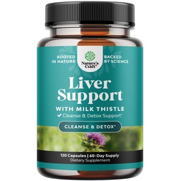 Natures Craft Liver Cleanse Detox & Repair 120 Capsules - Herbal Liver Dukung Suite Thistle Sutra Marin Milk Thistle Suplemen dengan Dandellion Root, Choline, Beetroot & Artichoke Extract