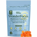 Plant People WonderFocus Mushroom Gummies Mini with Lion 's Mane & Cordyceps Nootropic Brain Supplement Boosts Memory Focus Energy & Mood in Adules No Sugar 100% Vegan Citrus Flavor Trial Size