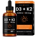 NutraChamps Vitamin D3 K2 Drops, Liquid Vitamin D3 5000 IU & K2 D3 with MK7, Vitamin D Drops for Kids, Bones, Heart & Imune Health, Liquid Vitamin D in MCT Oil for Better Absorpsi