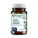 Metagenik UltraFlora Triplebiotic - Shelf - Stable Digetical Digetical Suplement with Akkermansia for Gut Health, Microbiome & Imune Dupport * - Berisi Prebiotik, Probiotic & Postbiotic - 30 Capsules