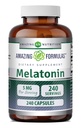 Amazing Formulas Melonatin Supplement: 124; 5 Mg Per Serving 14; 240 Capsules 14; Non-GMO 124; Gluten Free 124; Dibuat di USA