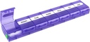 EZY DOSE Weekly (7-Day) Pill Case, Medicine Planner, Vitamin Organizer Box, X- Large Locking Comment to Secure Prescription Medication and Prevent Accidental Spilling, Color May Vary