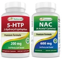 Best Asetial 5- HTP 200 mg & NAC - N Acetyl Cysteine 600 mg