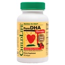 DHA Suplemen EPA Omega 3, Anak-anak DHA Chewables, Baby DHA, Ikan Oil for Toddlers, Gluten Free - Natural Berry, 90 Softgels (Paket 1)