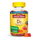 Nature Made Vitamin D3 5000 IU Per Serving Gummies Extra, Bone and Immune Health Support, 80 Vitamin D Gummies untuk Dewasa, 40 Hari Supppply