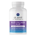 DR. EMIL NUTRITISI Multi Collagen Peptides Plus Biotin dan Vitamin D - Biotin dan Collagen Suplemen untuk Rambut Skin dan Nails - Biotin Pil untuk Pertumbuhan Rambut