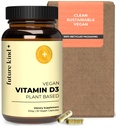 Vegan Jenis Masa Depan Vitamin D3- 2500 IU Tumbuhan Suplemen Sel & Imune - Sugar- Free, Lichen- berbasis Vitamin D (30 Softgels in Glass Bottle)
