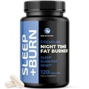 Night Time Fat Burner menjadi Shred While You Sleep 124; Belly Fat Burner, Carb Blocker dan Weight Los Support 124; Lose Weight, Dukung Metabolisme dan Fall Asleep 124; 120 Nighttime Diet Pills