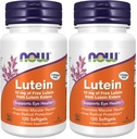 NOW Foods Lutein 10 mg Softgels, 120 (Paket 2)