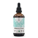 Bilberry Fruit USDA Organic Alcohol- Free Extract 124; Dietary Suplement, High- Potency Tarture 124; Dibuat dari Bilberry (Valcinium Myrtalus) Dry Buah 4 oz
