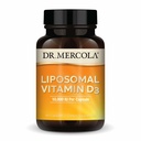 Dr. Mercola Lipomal Vitamin D3 - Mendukung Jantung, Bone & Immune Health - 10.000 IU Per Serving - Non-GMO, Soy Free & Gluten Free - 90 Capsules (90 Pelayan)