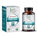 Hanya Jaivik Organic Haritaki (Terminalia Chebula) - 750mg (90 Tablet) Avera4; Tambahan Diet untuk Detoksifikasi & Perempatan untuk Vata