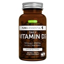 Igennus Daily Vitamin D3 2000iu, 50 mcg, Clean Label, 365 Small Tablets, 1-Year Supply, Vegetarian Cholecalferol Vitamin D Suplemen