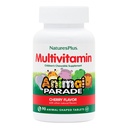 Natuture Plus Animal Parade Multivitamin Children 's Chewables - Cherry Flavor - 90 Animall-Shaped Tablet - Promotes Health & Well-Being - Vegetarian, Gluten Free - 45 Servings