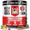 Suplemen Testosteron Old School untuk Men - Max Potency Tonkat Ali dengan BioPerine ® untuk Max Absorpsi, Mendukung Otot, Kekuatan, Pemulihan, Drive & Stamina - Turkesteron, 120 Kapsul